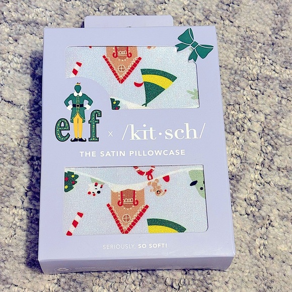 Urban Outfitters Other - Urban Outfitters KITSCH X Elf Satin Pillowcase
